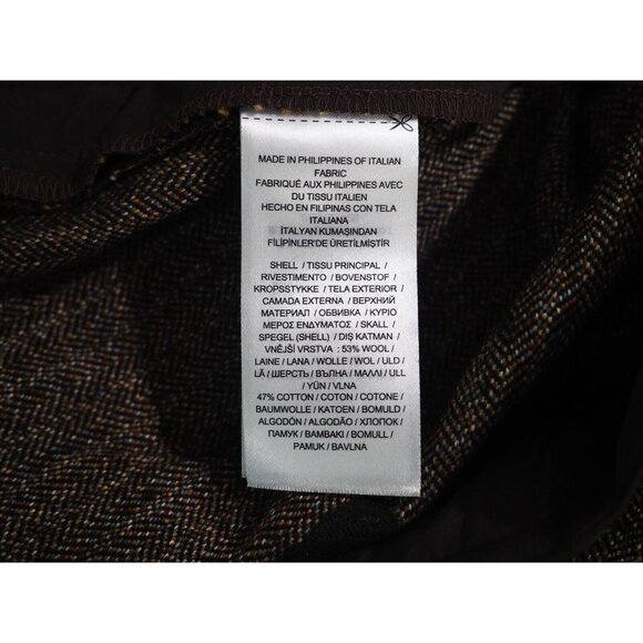 Ralph Lauren Brown Wool Tweed Dress Pants $195, US Plus Size 22W - Picture 8 of 15